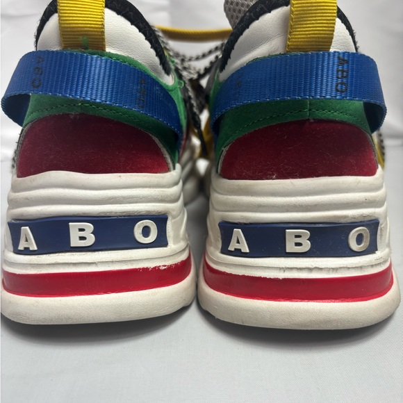 ABO Colorful Chunky Sneakers with Yellow Laces - Picture 4 of 5